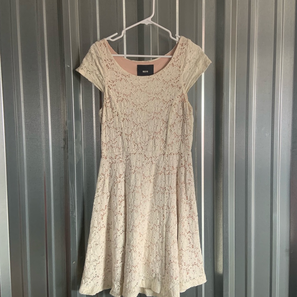 Maeve Cream Floral Lace Blouse
